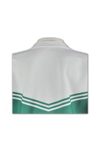 Manufacture of warm-up cheerleading uniforms custom green hit white cheerleading uniforms cheerleading uniforms factory CH214 detail view-2